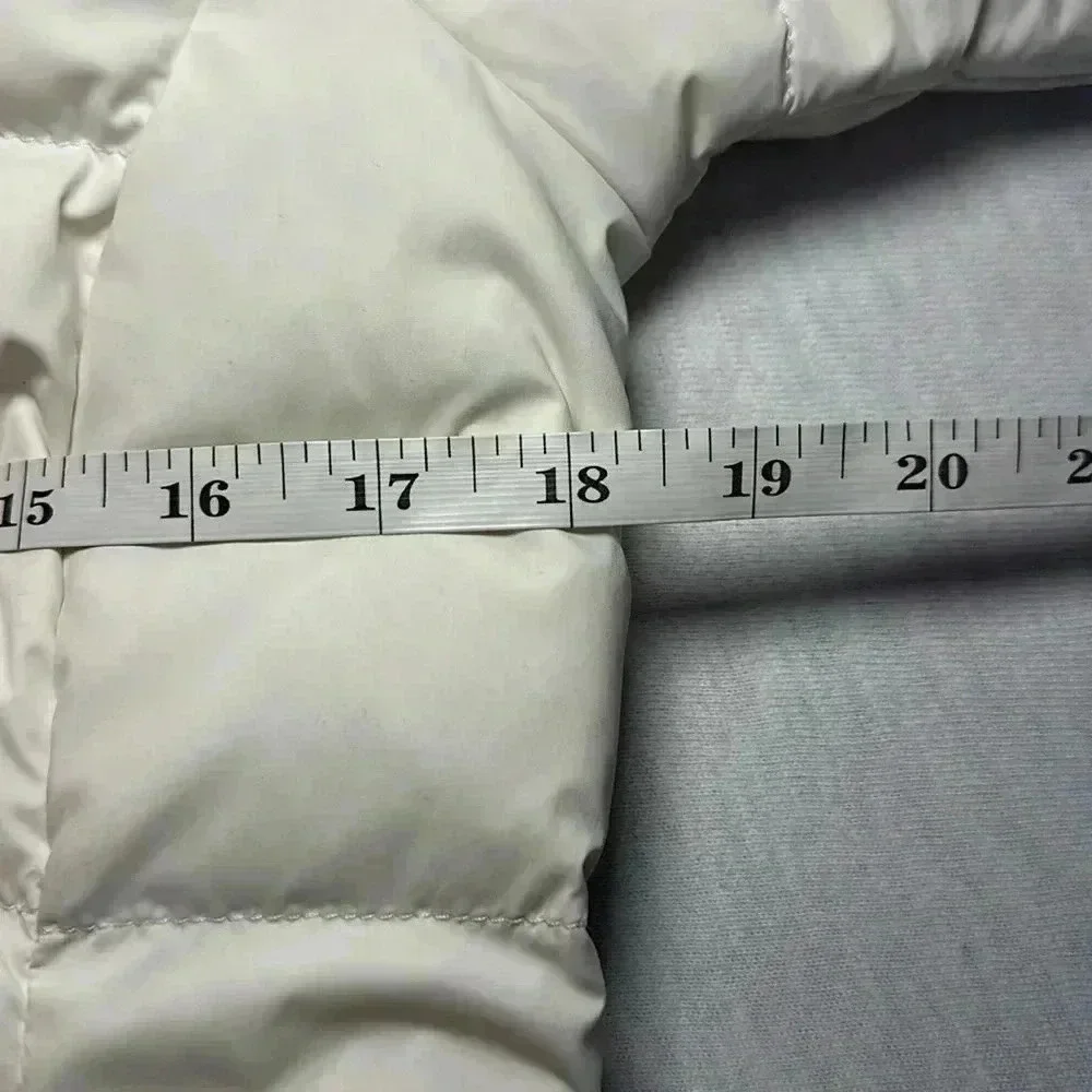 THE NORTH FACE Women's Stretch Down Hoodie Jacket White Hooded Women's Size S - Picture 10 of 16